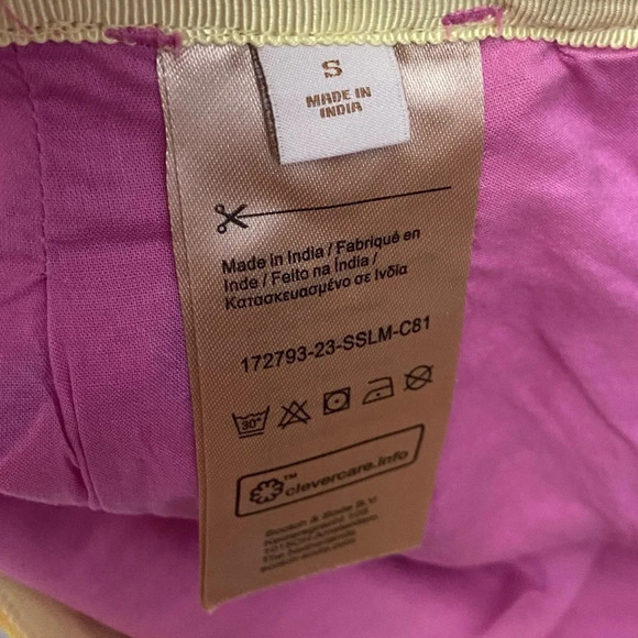 New! Scotch & Soda High-Rise Mid-Length Shorts fruit citrus print 27204 - Picture 13 of 16